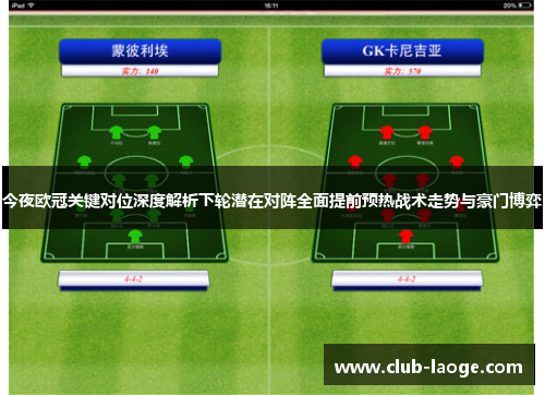 今夜欧冠关键对位深度解析下轮潜在对阵全面提前预热战术走势与豪门博弈